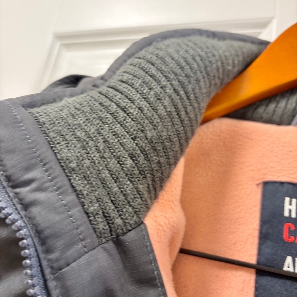 Hollister All-Weather Fleece-Lined Jacket Charcoal – Size S - Picture 10 of 16
